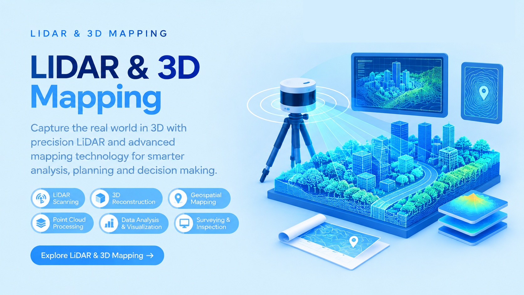 LiDAR 3D scanning — precision point-cloud mapping of vehicles